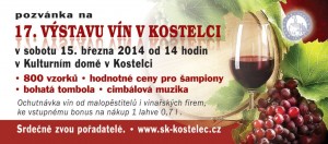Výstava vín v Kostelci u Kyjova 2014
